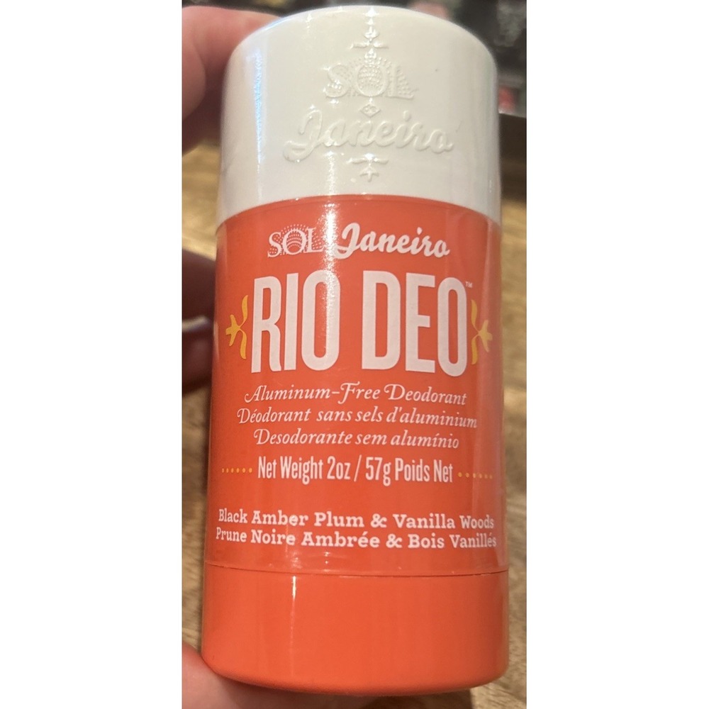 Rio Deo Aluminum-Free Deodorant. Black Amber Plum & Vanilla Woods 2oz Sealed - Picture 1 of 4